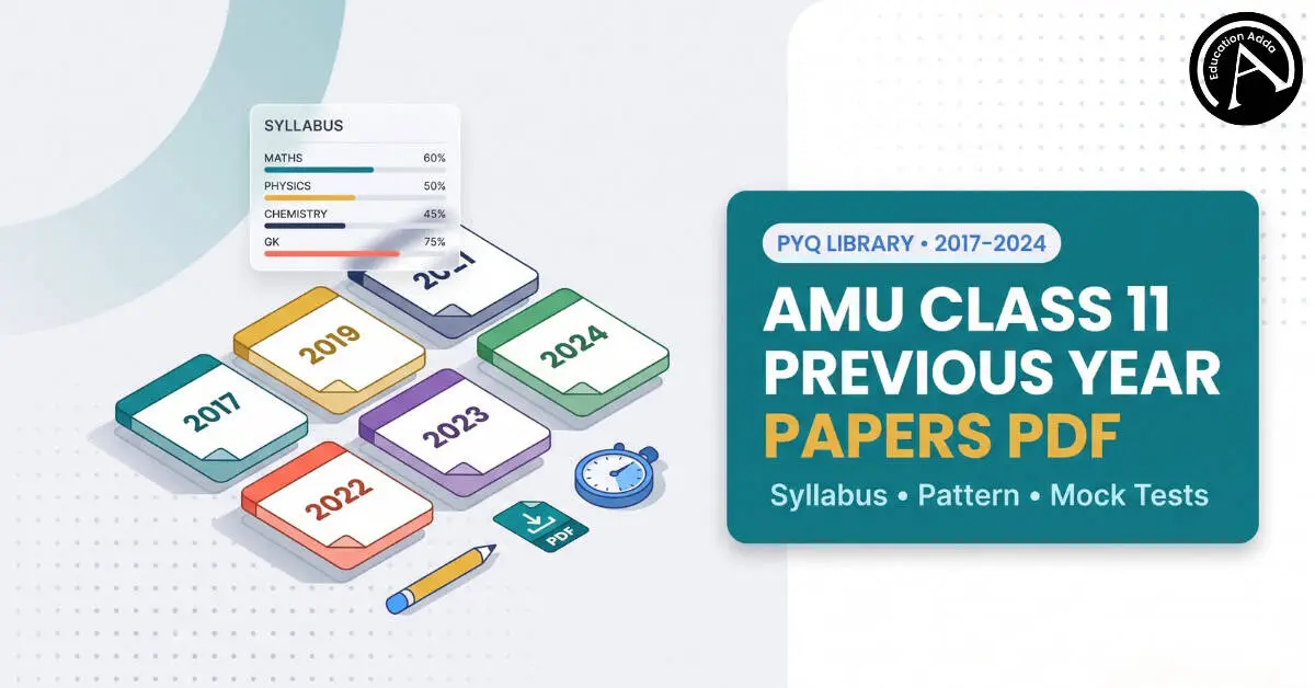 AMU Previous Year Question Papers PDF for Class 11: Download, Syllabus, Exam Pattern, and Tips for 2025–2026