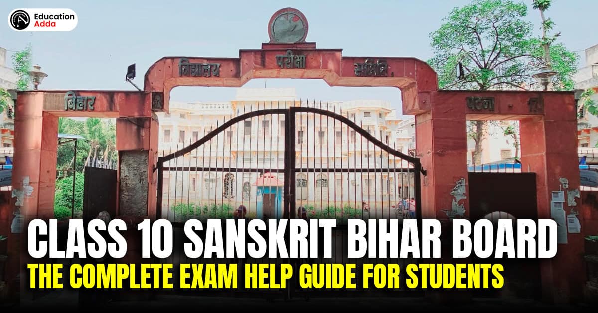 This Image for Class 10 Sanskrit Bihar Board Examination for the Complete Exam Help Guide for Students