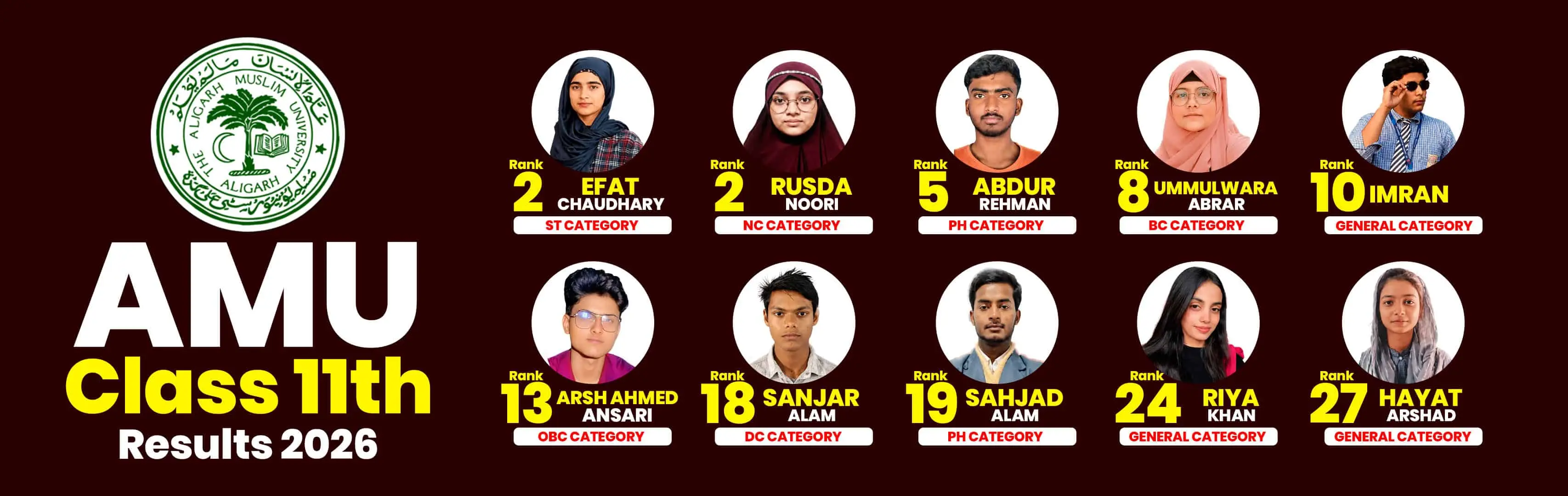 AMU 11th Science Main Result_1